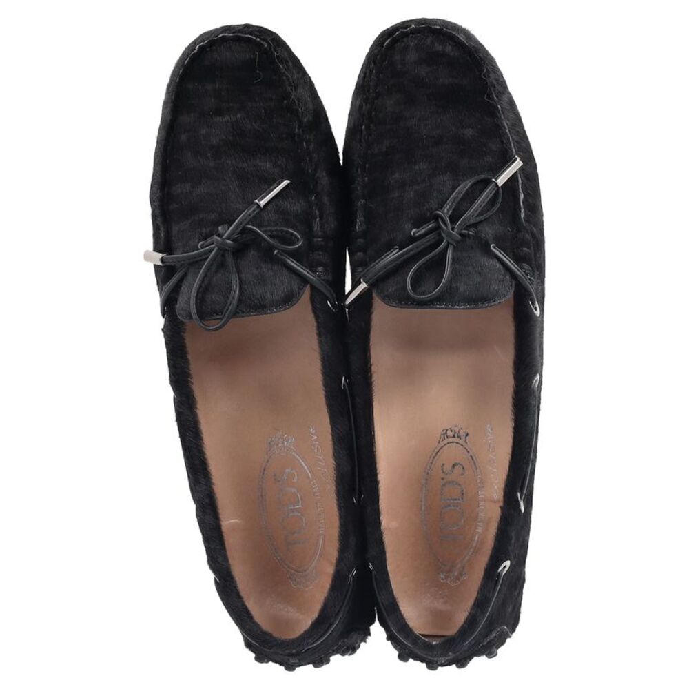 Tod's Gommino Loafers in Black Pony Hair - Picture 4 of 7